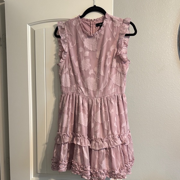 Lulus Ruffle Tiered Dress - Picture 1 of 3
